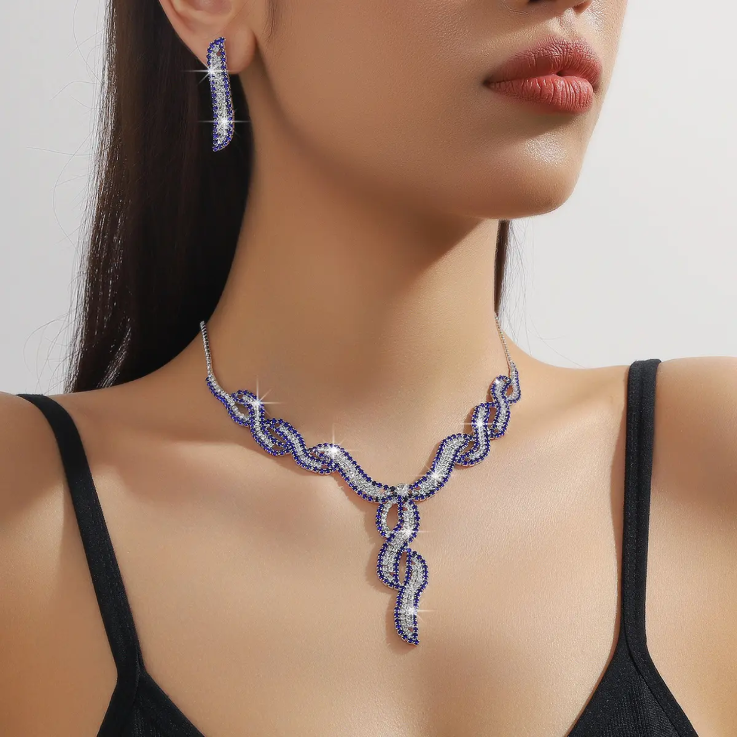 Blue diamond set