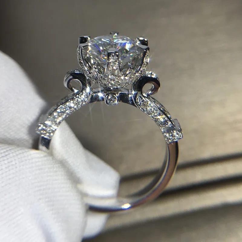 Victoria Cut Zircon Diamond Ring for Women | Rup Diamond