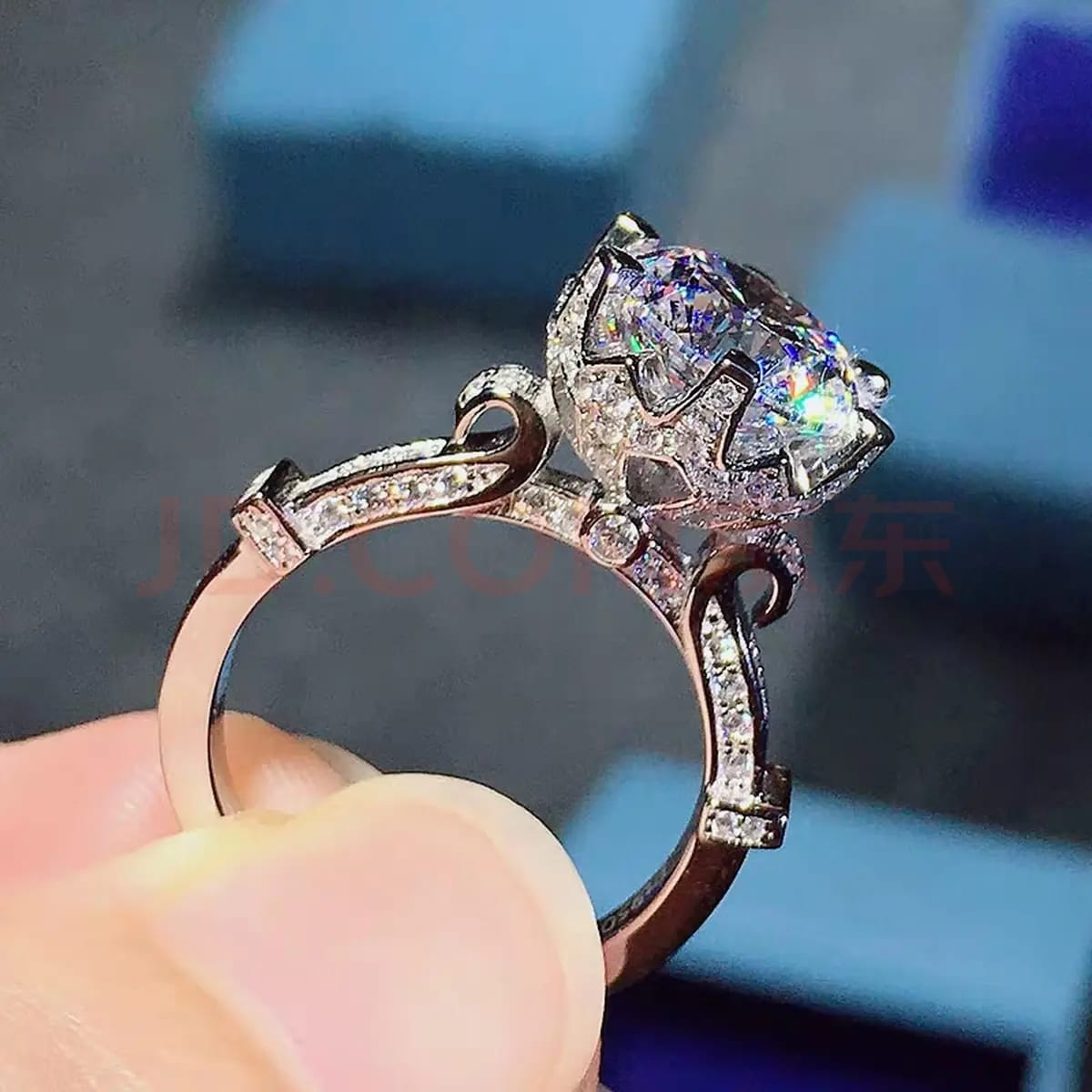Victoria Cut Zircon Diamond Ring for Women | Rup Diamond