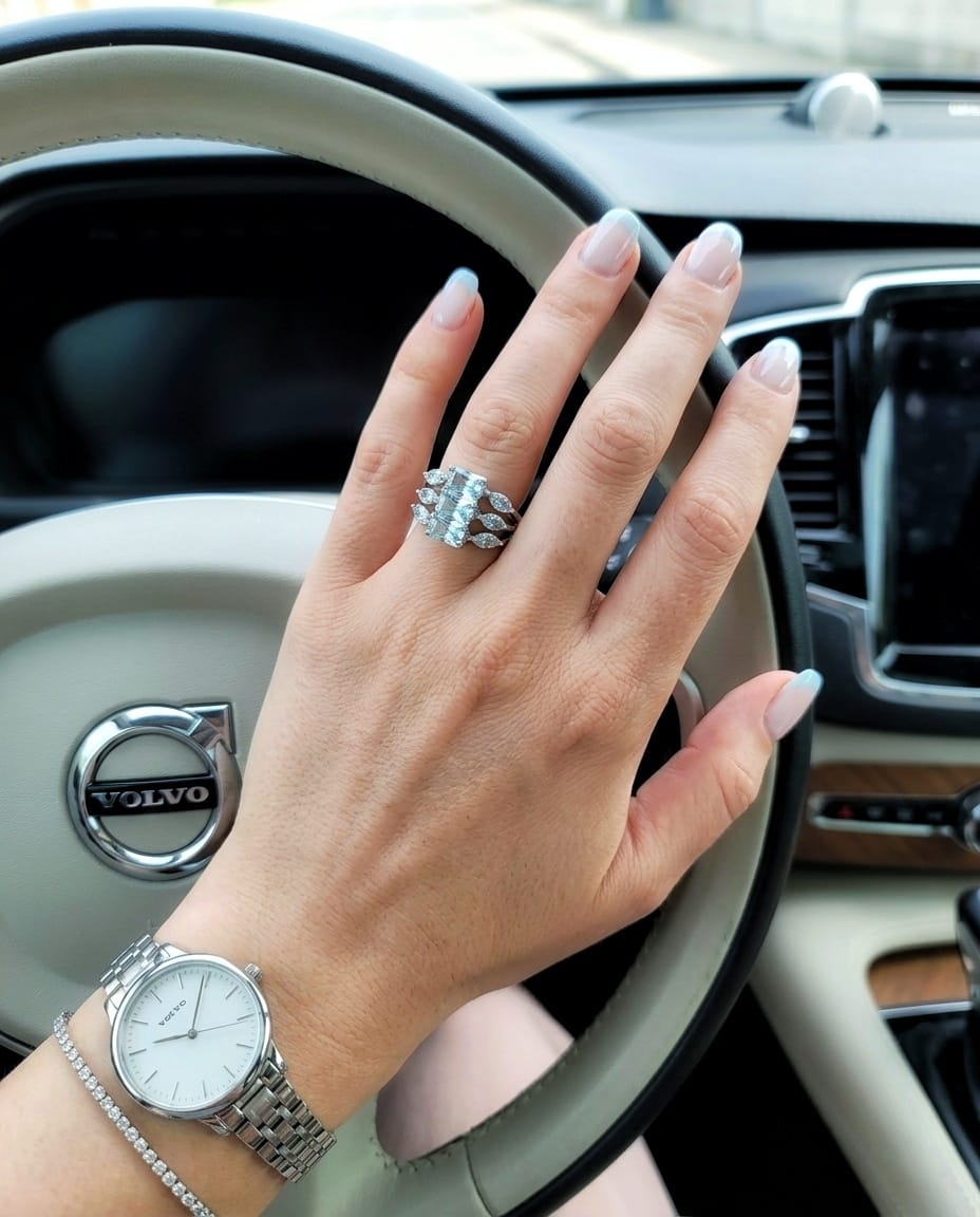 Zircon Diamond Ring (Adjustable)