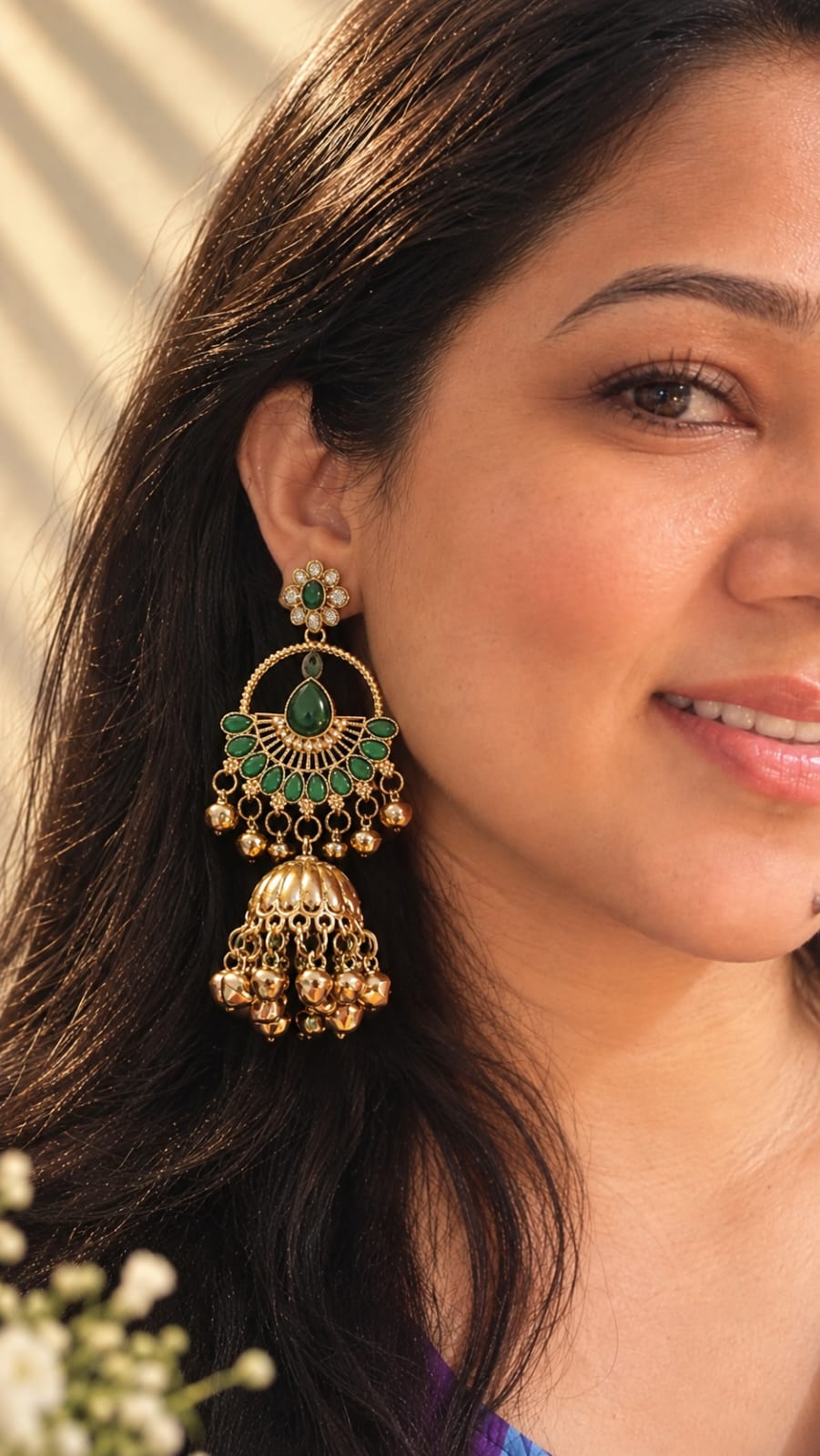 Navratri Jhumka Earrings – Traditional Festive Earrings | RUPDIAMOND