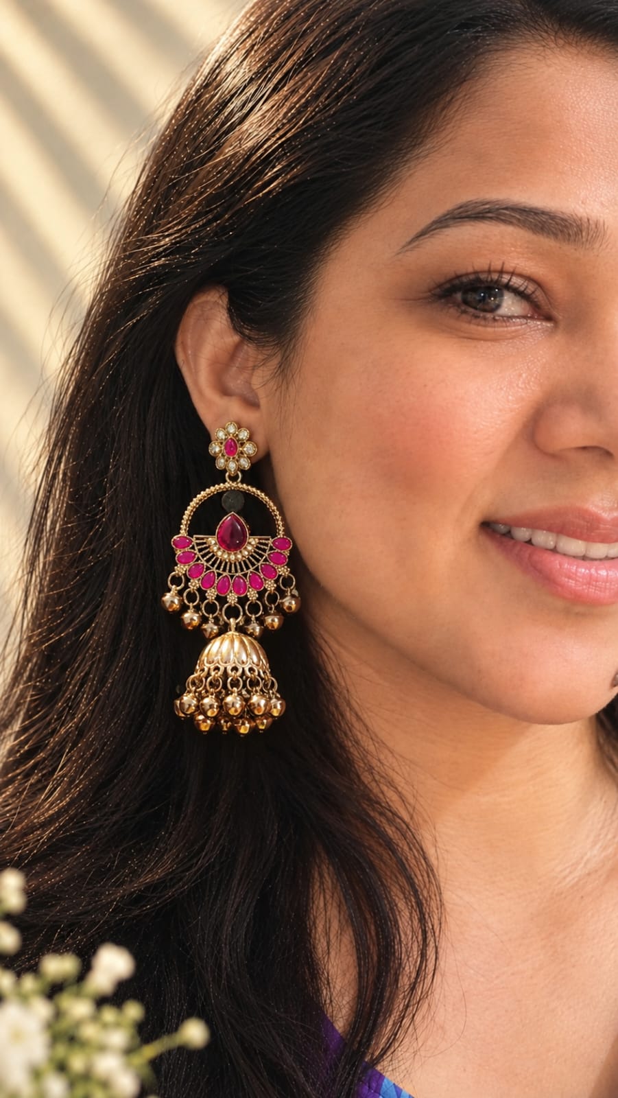 Navratri Jhumka Earrings – Traditional Festive Earrings | RUPDIAMOND