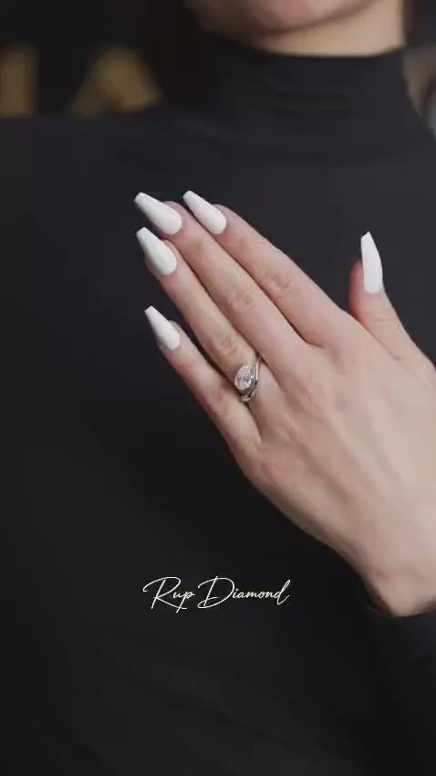 Pear Cut Diamond Ring