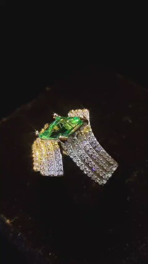 Paraiba Tourmaline Kite Cut Ring | Adjustable Anti-Tarnish | Rup Diamond