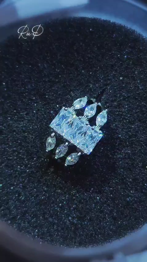 Zircon Diamond Ring (Adjustable)