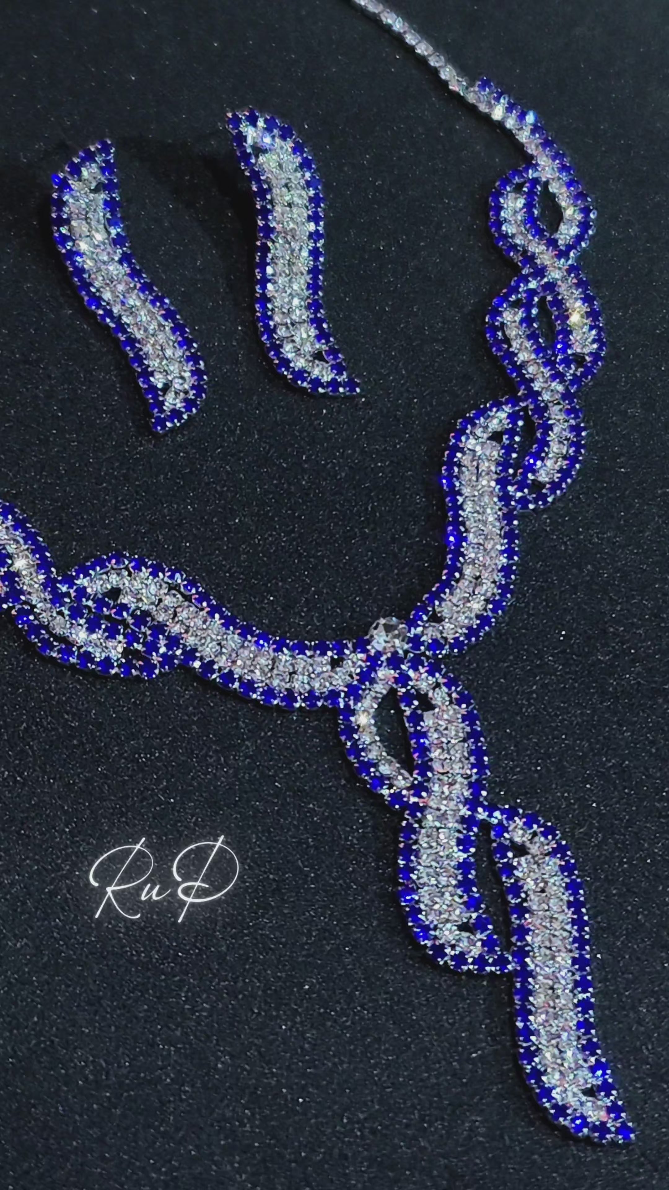 Blue diamond set