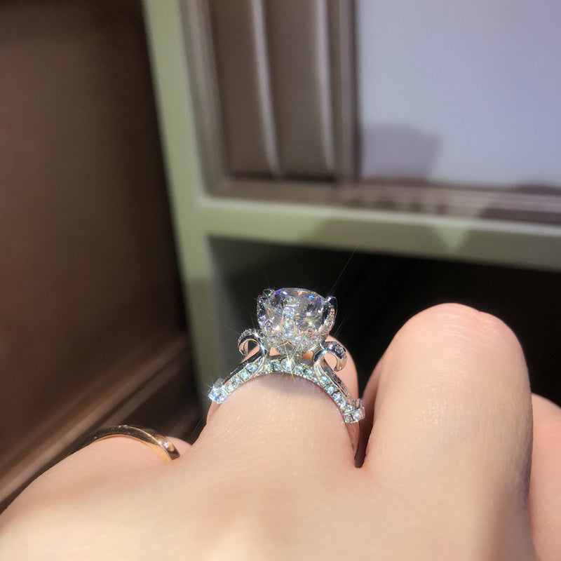 Victoria Cut Zircon Diamond Ring for Women | Rup Diamond